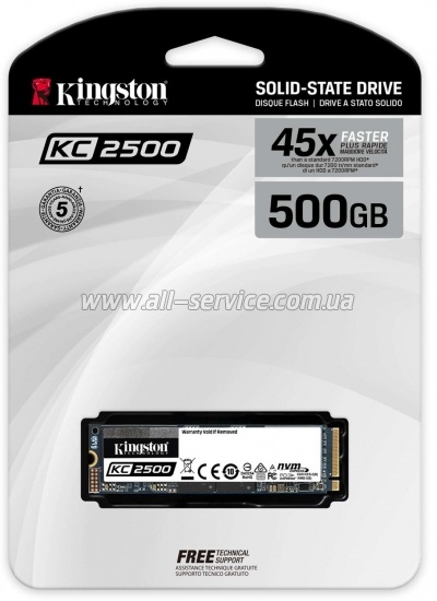 SSD  Kingston KC2500 500 GB (SKC2500M8/500G)