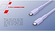 ���� ������ USB-C to USB-C 1.0m OnWire 60CL C-C 60W COLOR Braided 1m Light Blue Canyon (CND-CCAP60AB10LBL)