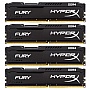  Kingston HyperX 64GB 2400MHz DDR4 CL15 DIMM 16gbx4 FURY Black (HX424C15FBK4/64)