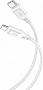 ���� ������ USB-C to USB-C 1.0m 60W braided XO (NBQ236B_White)