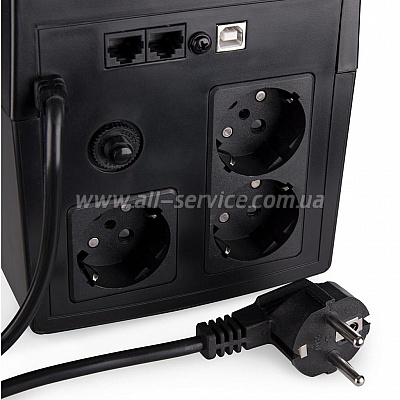  Vinga LED 1500VA plastic case with USB (VPE-1500PU)