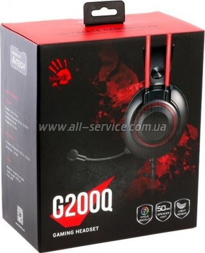 �������� A4Tech Bloody G200Q Black/Red (4711421002226)