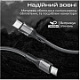 ���� ������ USB-C to USB-C 1.2m 60W PD FletchLink-CC black Promate (fletchlink-cc.black)