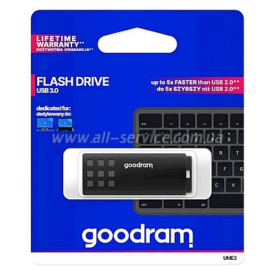  128GB GoodRam UME3 Black (UME3-1280K0R11)