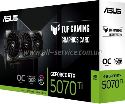  ASUS GeForce RTX5070 Ti 16GB TUF OC GAMING (TUF-RTX5070TI-O16G-GAMING)