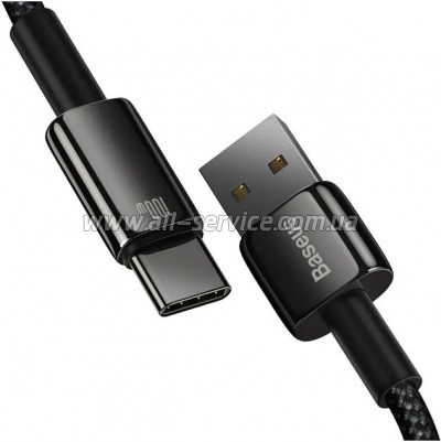 ���� ������ USB 2.0 AM to USB-C 2.0m 100W black Baseus (CAWJ000101)