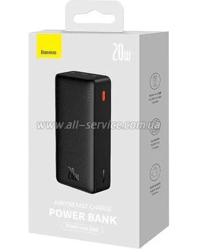 ������� ������������� Baseus Airpow 30000mAh 20W black (PPQD090101)