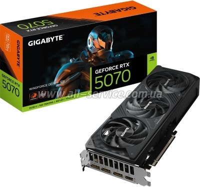  GIGABYTE GeForce RTX5070 12Gb WINDFORCE OC SFF (GV-N5070WF3OC-12GD)