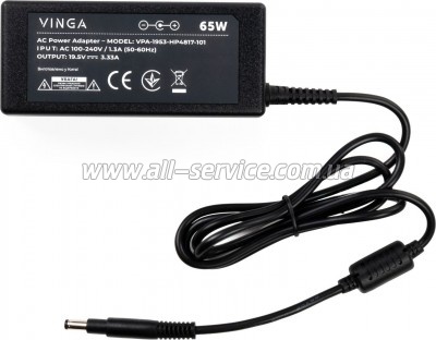 ���� ������� � �������� Vinga HP 65W 19.5V 3.3� 4.8*1.7 long (VPA-1953-HP4817-101)