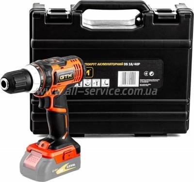 Шуруповерт GTM DS18/40P (DS18/40P_BARE TOOL) Шуруповерт GTM DS18/40P (DS18/40P_BARE TOOL)