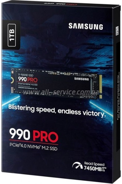  SSD M.2 2280 1TB 990 PRO Samsung (MZ-V9P1T0BW)