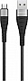 ���� ������ USB 2.0 AM to Micro 5P 1.0m 2.4A nylon BX32 black BOROFONE (6931474710437)