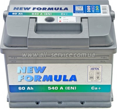 ����������� ������������� NEW FORMULA 60Ah (5602204249)