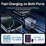 �������� ������� Vention 2xUSB-C PD45W GaN gray (FCDH0-EU)