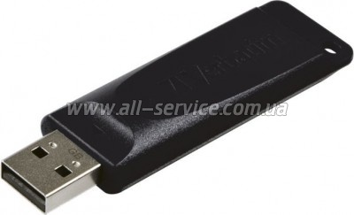  64Gb VERBATIM USB Drive STORE'N'GO SLIDER BLACK (98698)