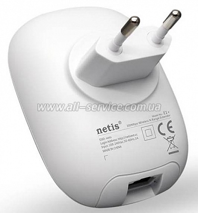 Wi-Fi   NETIS E1+ White