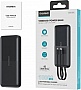   Choetech 10000mAh 22,5W, MicroUSB, USB-A, USB-C, build-in USB-C/Lightning cable (B654-BK)