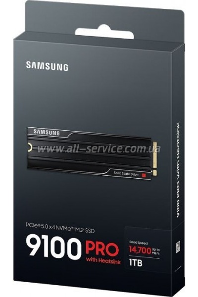  SSD M.2 2280 1TB 9100 PRO Heatsink Samsung (MZ-VAP1T0CW)