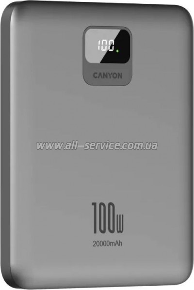   Canyon PB-2008 20000mAh PD/100W Q.C/3.0 (CNE-CPB2008DG)