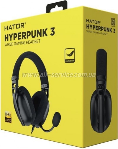  Hator Hyrpunk 3 Hi-Res Black (ESH01)