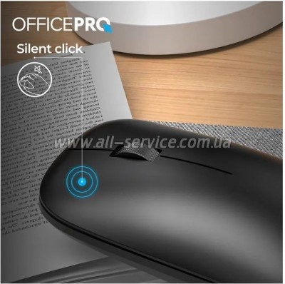  OfficePro M225B Silent Click Wireless Black (M225B)