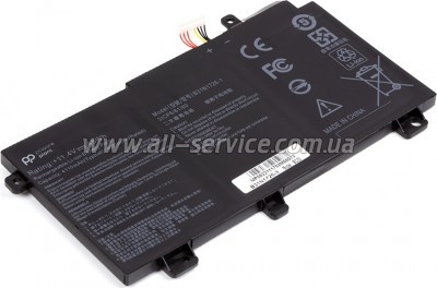 ����������� ��� �������� ASUS TUF Gaming FX504GD B31N1726 11.4V 3900mAh, Shape-A PowerPlant (NB431151)