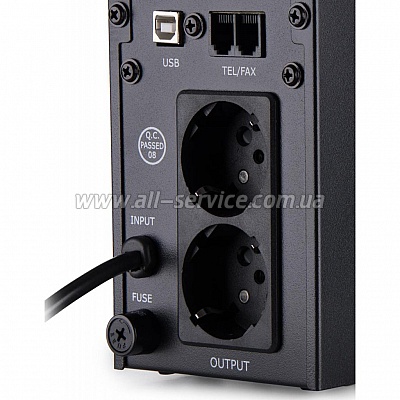  Vinga LED 600VA metal case with USB (VPE-600MU)