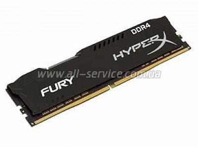  Kingston HyperX Fury 8GB DDR4 2933 DDR4 CL17 Black (HX429C17FB2/8)