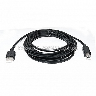    USB2.0 AM/BM 3.0m Pro black REAL-EL (EL123500027)
