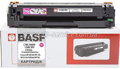  BASF Canon 046/ LBP-650/ HP LJ Pro M452dn  1248C002/ 046M/ CF413A Magenta (BASF-KT-CRG046M-U)