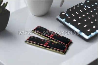 ������ ������ ��� ���������� DDR4 32GB (2x16GB) 3200 MHz IRDM Black Goodram (IR-X3200D464L16A/32GDC)