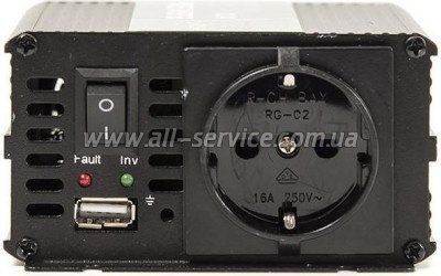   24V/220V 300W, USB 5V 1A, HYM300-242 PowerPlant (KD00MS0002)