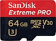   SanDisk 64GB microSDXC C10 UHS-I U3 (SDSQXCY-064G-GN6MA)