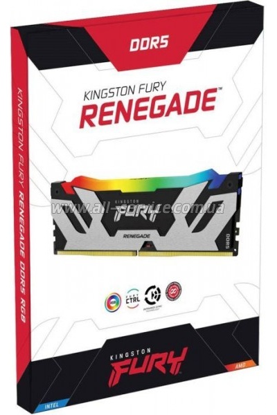     DDR5 16GB 6800 MHz Renegade RGB XMP Kingston Fury (ex.HyperX) (KF568C36RSA-16)