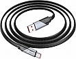 ���� ������ USB 2.0 AM to USB-C 1.2m 5A nylon black HOCO (6942007605007)