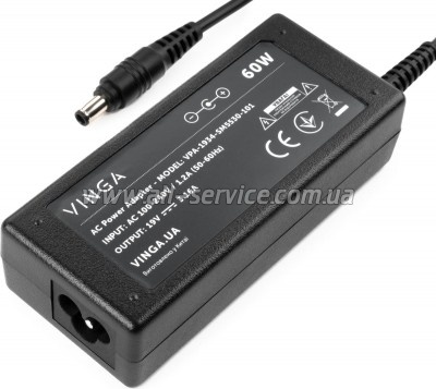 ���� ������� � �������� Vinga Samsung 60W 19V 3.16� ������ 5.5*3.0 (VPA-1934-SM5530-101)