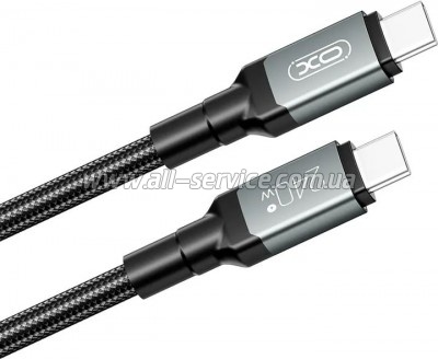 ���� ������ USB-C to USB-C 1.0m XO (NB-Q264B-CC.black)