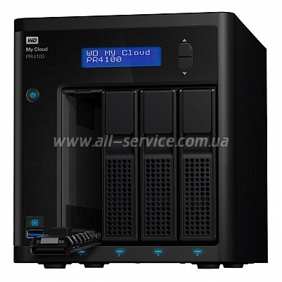 ������� ��������� WD 0-32TB 4x3.5 My Cloud Pro Series PR4100 (WDBNFA0000NBK-EESN)