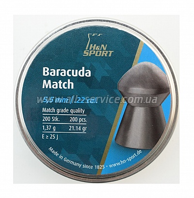  H&N Baracuda Match. 5.51  .1.37. 200/ (1453.02.81)