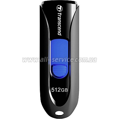  Transcend 512GB JetFlash 790 Black USB 3.1 (TS512GJF790K)