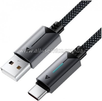 ���� ������ USB 2.0 AM to USB-C 1.2m 60W black Acefast (6974316284482)