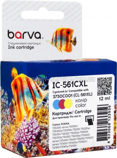 �������� Barva Canon CL-561 XL / 3730C001 color (IC-561CXL)