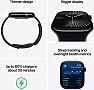 - Apple Watch Series 10 GPS 42mm Rose Gold Aluminium Case with Light Blush Sport Band - S/M (MWWH3QH/A)