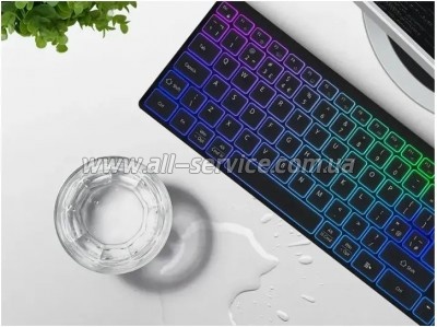  Canyon HKB-W11 Slim Dual Mode Wireless/Bluetooth RGB UA Black (CNS-HBTK11B)