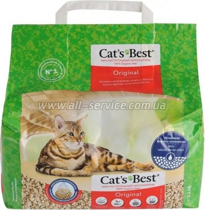 Наполнитель для туалета Cats Best Original Древесный комковочный 2.1 кг (5 л) (4002973302347) Наполнитель для туалета Cats Best Original Древесный комковочный 2.1 кг (5 л) (4002973302347)