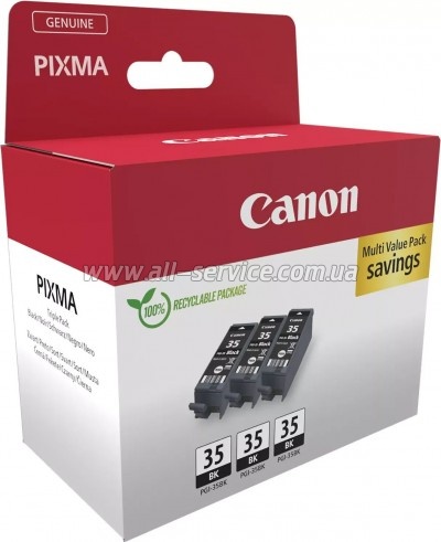   Canon PGI-35 Black triple pack (1509B028)