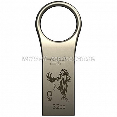  Silicon Power 32GB Firma F80 Metal Silver (SP032GBUF2F80V1S)