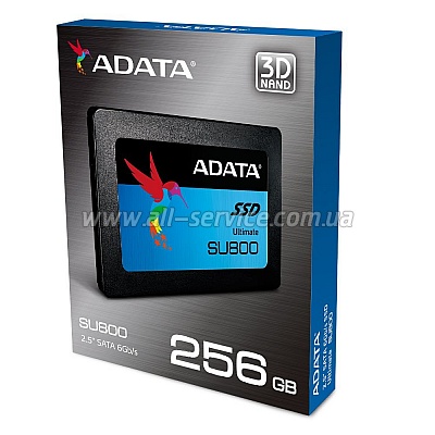 SSD  2.5" ADATA 256GB SU800 SATA TLC (ASU800SS-256GT-C)