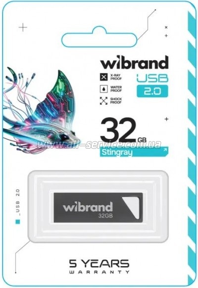  Wibrand 32GB Stingray Grey USB 2.0 (WI2.0/ST32U5G)