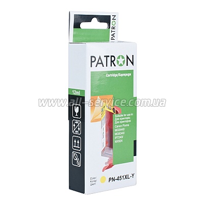  CANON CLI-451XL YELLOW (PN-451XLY) PATRON